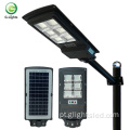 Outdor IP65 100w 150w tudo em um poste de luz solar LED